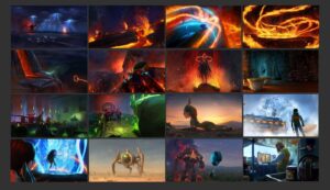 Yingjue Linda Chen Instagram - A collection of color keys for #trollhunters #riseofthetitans #talesofarcadia #visualdevelopment #conceptart