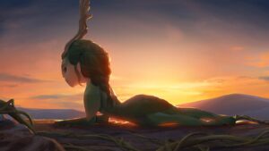 Yingjue Linda Chen Instagram - One of my favorite 'quieter' color keys.  The time of day changed on this scene so it's not the final version,  but this was the first one I painted and I still have attachment to it.  Nari is absolutely my fav. #trollhunters #riseofthetitans #talesofarcadia PD: @AlfonsoBlaas