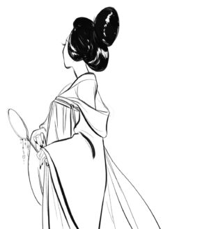 Yingjue Linda Chen Instagram - 大唐 #illustration #drawing #sketch