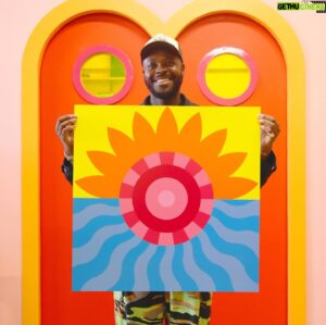 Yinka Ilori Instagram - Yinka Ilori | Now Available Here 
:
Today, Here Tomorrow’, a series of six new screenprints, is the first collaboration between
@cristearoberts and British-Nigerian multidisciplinary artist @yinka_ilori.
:
Featuring the artist’s bold and playful visual language, the new prints are centred around themes of mindfulness, spirituality, and joy. Each work draws from the artist’s rich Nigerian heritage and his belief that art and design should be accessible to all. Exploring what mindfulness looks like,
#YinkaIlori @friezeofficial
captures joyous moments of rippling water, the sun setting on the horizon and sounds of nature. 
:
Available exclusively oncristearoberts.com and
Booth A06.
:
🔗 Buy now via the link in our bio ---
:
 Swipe ➡➡➡
2. Sun and Water can Live Together
3. Sometimes Things can be Simple
4. Ripples of Stillness
5. Moments of Reflection
6. Humbled by Your Sun Rays
7. Crossing Between Time Images courtesy artist and Cristea Roberts Gallery, London. © Yinka Ilori
 📸 Portrait of Yinka Ilori by Darrell Tuffs