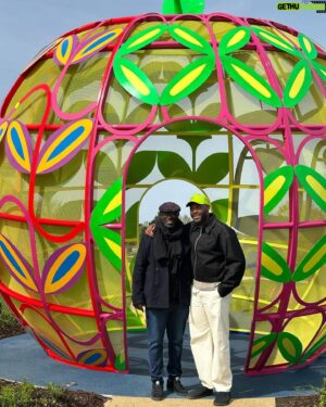 Yinka Ilori Instagram - Slices of Peace is a public permanent artwork by artist and designer Yinka Ilori MBE that has been installed in Orchard Park – a new public park in Kings Hill, near West Malling in Kent.
:
Slices of Peace is inspired by the rich culture and heritage of Kent, in particular, its history of apple growing. The installation consists of a group of brightly-coloured, decorative apple sculptures with an accompanying soundscape composed by Peter Adjaye.
:
The life cycle of apples – from seed to flower to fruit – forms the basis of the playful patterns that Yinka Ilori has designed for the sculptures.
:
In 2021, Yinka Ilori began a three-month residency in Kings Hill, regularly visiting the area and hosting a series of events themed around the senses, with support from students at University for the Creative Arts. These culminated in a choral workshop led by @music4architecture sound artist Peter Adjaye, supported by jazz vocalist Randolph Matthews, based on a vocal composition written by Peter using West African ‘Call and Response’ techniques. Adjaye has created a soundscape, Freedom Sounds – Lift Every Voice, to accompany Yinka Ilori’s artwork.
:
Yinka Ilori was appointed as Artist in Residence in Kings Hill in 2021 as part of the Kings Hill Public Art Commission: a cultural partnership between Kings Hill development partners Liberty Property Trust and Kent County Council (KCC), Turner Contemporary, and the University for the Creative Arts (UCA), as part of a placemaking strategy by FutureCity.
:
Fabricated by @fcwltd 
:
Slices of Peace was curated by Turner Contemporary.