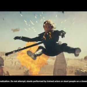 Yolanda Lynes Instagram - ⭕️❌ PLAYSTATION 🎮💥

Sharing the screen with my partner in crime @thesamurider 💥 I can’t think of anyone I’d rather get blown up by! 💥🎮

So excited to see TWO girls as the lead in a gaming commercial! 🎮💥This was the most fun to shoot! I remember having a PS1 as a kid and being so excited for the PS2 release and playing Tomb Raider - so this was a dream opportunity 💥🎮

This commercial is worldwide from today so watch out for us on your TV 💥

(Also.. Watch out for me and @thesamurider in Black Widow this summer! 🕷#DreamTeam )

Thank you to everyone who made this commercial happen! 💥🎮 It was a BIGGG team effort! 

#BestOfPlaystationPlus #Playstation