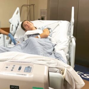 Yolanda Lynes Instagram - My leg snapped in half backwards, while sparring with a guy in BJJ. I broke the joint in 3 places. The rest is TBC.
Say hello to my new leg 🤖 
I hate retelling the story and reliving the moment again.
But after 16 days in hospital, I have spent the past month pretty much bed-bound, I have another month to go before I can start attempting to bear weight on it. 
I just want to say a huge thank you to all the hospital staff, my surgeons, doctors, nurses, everyone who has helped me along the way. 
And also thank you to everyone who has sent me well wishes, I love you all. 
I have documented and video’d my entire journey, daily, including the fight/sparring itself (which I might share with you all at some point) to see how far I’ve come. I’m looking forward to vlogging the happy ending where I’m back on my feet 🤞🏼 
I know I’m slow on replies, but at the moment my focus is just on recovery. 
Thank you everyone ❤️ xx