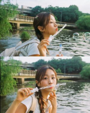 Yoo Ji-Yeon Instagram - #여름스냅 ☀️💐🌳🌱✨💛