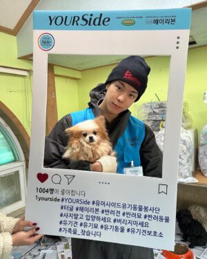 Yoon Seo-bin Instagram - 사지말고 입양하세요! Love our dogs💛🐶