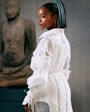 Yootha Wong-Loi-Sing Instagram - Hiii! Had to add a little story here. You ever felt small and like a giant at the same time? Before we start with the jokes, I know I look like I’m 5’2 on the runway lol.
But small, humbled, by the power of the beauty of life, the newness of doing something NEW. My body is unfamiliar with this new thing, but the body and mind adapts quickly to this new thing, you see? And that’s where the giant part comes in. A giant, because it makes me realize that I can fill in every space with intention. 
Thank you @tessvanzalinge , you amazing human being, for inspiring and encouraging us by embracing both: the tiniest most humble and the giant in us. Congrats on this milestone!

Highly recommend you to try this in any shape or form🤍