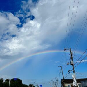 Yoshimi Tokui Instagram - ２日連続虹を見た