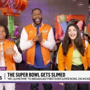 Young Dylan Instagram - For the first time, the #SuperBowl will be simulcast on @nickelodeon — and our very own @nateburleson will be calling the game alongside @officialyoungdylan, Spongebob and Patrick Star.

Nate shares a behind-the-scenes look at how they plan to slime #SBLVIII.