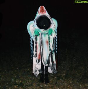Yovska Instagram - ⛓️✝️ Lost In Purgatory ✝️⛓️
.
Outfit I did specifically to wear for @divinadalitoronto thank you for having me 👼 I was asked to come inspired by Salvador Dali’s interpretation of the Divine Comedy 🎭 
.
#art #liminal #liminalspace #costume #backrooms #angel #purgatory #hell #creepy #horror #weirdcore #liminalspaces #canadianartist #torontoartist #design #clubkid