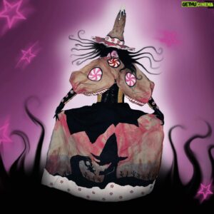 Yovska Instagram - 🍭🍬 Uh oh 🫣 I think my soul gem has been corrupted 🍭💀
.
My Witch outfit I wore for Titans episode 2! Can’t believe I died oh well 🥴🍭Swipe  for the back details 😌
.
#art #dragula #dragulatitans #whimsical #witch #fantasy #candywitch #hanselandgretel #design #fashion #costume #mask #weirdcore #dreamcore  #madokawitch #canadianartist #canadiandrag #torontoartist #torontodrag #clubkid