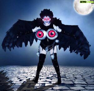 Yovska Instagram - 🍎💀 Are You Ready To Die? 👁Got My Shinigami Eyes on 🫦
.
My take on Ryuk from Deathnote 🥵🍎
.
#art #dragula #drag #ryuk #deathnote #cosplay #cursedcosplay #fashion #costume #deathnotecosplay #lightyagami #anime #photography #design #canadianartist #canadiandrag #clubkid #makeup