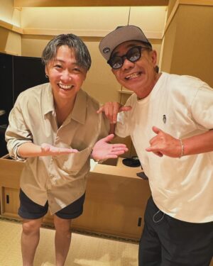 Yudai Ohno Instagram - 先日木梨憲武さんとご一緒させていただきました✨

仮面ノリダーを幼い頃にビデオでずっと観て育ってきたので信じられない程感動しすぎました😭✨

面白すぎて優しすぎて想像を遥かに超える素敵な方で
腹筋痛くなりました💦笑😆

またご一緒させていただけるよう日々精進していきたいと思います！！！😌

#木梨憲武 さん #嬉しすぎました #仮面ノリダー