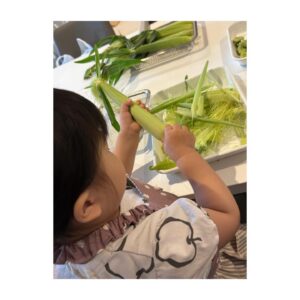 Yui Makino Instagram - 忙しなく毎日時間が過ぎてしまい
写真を撮ればむちゅめと犬ばかり🐕‍🦺👧🐕‍🦺🐕‍🦺

このままだと一生投稿しなさそうなので、
最近のフォトライブラリーから数枚シェアしてみます（笑）

pic1:こどもの日にいとこから送られてきた幼き日の写真
大体どの写真もこの顔で笑ってた私の姿と、推しである幼き日のいとこと…
何に1番驚いたって母のアジアンビューティーっぽさ（笑）

pic2:朝早く起きて必死こいて作った米粉クッキー
米粉が故に娘はあまり食い付かず。
結果1人でほぼ食べるハメに😭

pic3:普段よく食べる野菜を知るために。そら豆とヤングコーンを殻や皮のある状態からむきむきしてもらう会🌽

pic4:3coinsのシャボン玉マシン大活躍してます🐸

pic5:パパのお仕事に興味を持ち始めたようで
むちゅめ初めての社会科見学
テンション上がっててブレブレです（笑）

#なんてことのない写真 #自撮りしてた頃が懐かしい 
#皆さまお元気ですか ？#あったかくなりましたね 
#久々の投稿 だよー