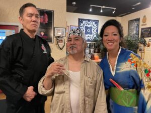 Yuji Okumoto Instagram - Halloween at @konakitchen was back in full swing after a two year hiatus. So many great costumes! Mahalo for coming out to party. 🤙 🎃 #Halloween #KonaKitchen #KarateKid #CobraKai #TeamChozen