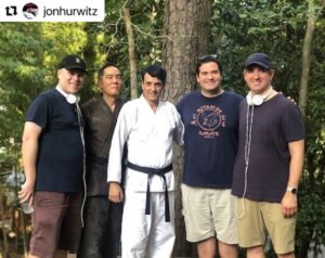 Yuji Okumoto Instagram - #Repost @jonhurwitz with @make_repost
・・・
Daniel and Chozen’s showdown is one of my favorite fighting sequences of Season 3. Beautifully choreographed by @hkstunts & @jahnelly and performed by @ralph_macchio & @yuji_okumoto. Directed by Steven Tsuchida. 

#cobrakai #behindthescenes #karatekid #karate #mma #fighting #tv #film #movies #streamer #netflix #80s #nostalgia #classic