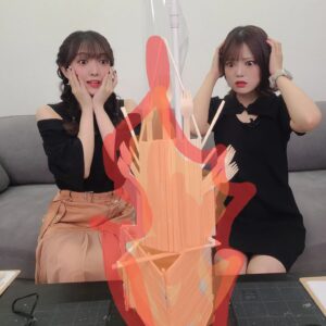 Yuka Nishio Instagram - #ツインテールアレンジ #おゆれおTTK #おゆれお #倉知玲鳳 #西尾夕香 #わりばしアート #割りばし工作