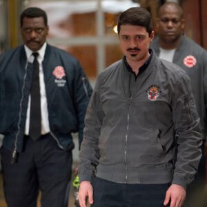 Yuriy Sardarov Instagram - What’s got ol crazy eyes so crazy eyed? Tune in tomorrow... only 4 left! #chicagofire