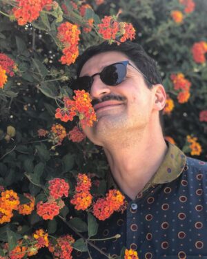Yuriy Sardarov Instagram - Life tends to pass us by. Don’t forget to stop and shove your face into a bush 📸 @janellekroll