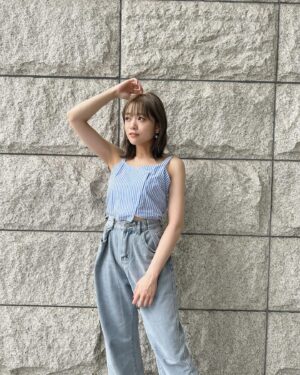 Yuuki Wakai Instagram - スマセルにあるブランドでコーディネートしてみました♡
⁡
⁡
tops #cielair
bottom #miniministore
⁡
⁡
スマセルはファッション廃棄ロスをなくすためにできた
サスティナブルアウトレットモールで
新品から古着までお得に幅広く購入出来て地球に優しいのです☺︎
⁡
捨てられちゃうもったいない服は無くしていきたいよね！
おすすめです✌️
⁡
⁡
#スマセルでお得に買って地球を守る 
#2039900 
#夏コーデ 
#低身長コーデ