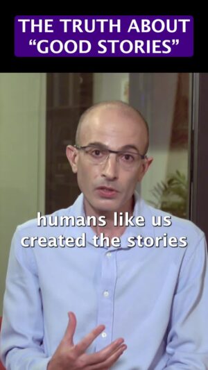 Yuval Harari Instagram - Some of the worst crimes in history were committed in the name of fictional stories that people believed. Very few wars are about objective material things: it’s when people can’t agree on the story that conflict arises. How can we create good common stories that benefit people and prevent bad stories that cause huge misery? First, we need to understand that humans like us created the stories – so we can also change them.

Click the link in bio for the full interview with @MSNBC, filmed in November 2023.

#stories #history #wars #humanity