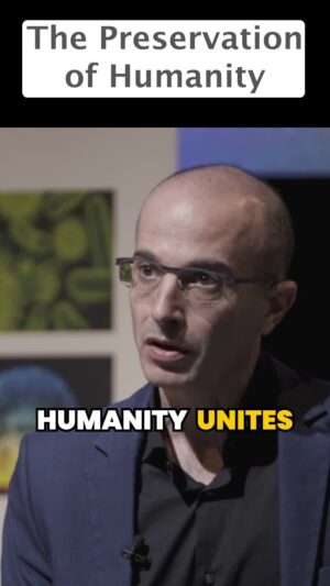 Yuval Harari Instagram - What are the three biggest threats to humanity right now? And how do they impact each other?

A new world war could destroy us completely. But it could also ‘just’ detract our attention from other existential risks, like the ecological crisis and the AI revolution. To protect ourselves from these major threats, we need to stop fighting each other and start focusing on global cooperation.

Watch Yuval’s recent keynote and panel discussion, filmed at the University of Cambridge. Link in bio.

#globalwar #airevolution #ecologicalcrisis #humanity