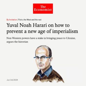 Yuval Harari Instagram - “To prevent a new age of imperialism, leadership is needed from many directions. The upcoming Ukraine peace summit can provide the stage for two particularly important steps. First, European countries, some of which could be the next targets of Russian imperialism, should make a firm commitment to support Ukraine no matter how long the war lasts. The second important step is greater leadership from non-European countries.”

Read the full piece by Yuval Noah Harari in today’s
@theeconomist . Link in bio.

#Ukraine #Russia #War #Peace #GlobalPeaceSummit