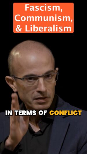 Yuval Harari Instagram - Fascism and Communism both view the world through the lens of conflict. They see history as the story of conflicts between nations, races or classes of people. Only Liberalism sees the world as a place where we can co-operate with one another for the better.

Watch the full presentation and panel discussion through the link in the bio.
Filmed in Cambridge, England, on 27 February 2024.

#fascism #communism #marxism #liberalism #conflict #cooperation
