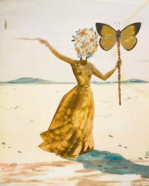 Yvonne MacInnis Instagram - Inspired by legendary #surrealist artist, Salvador Dalí 🦋 and last weeks @paintedwithraven theme “WERK OF ART” 🖼🎨

swipe —> right for original art Inspo 

I created this headpiece to symbolize the rebirth of the “new earth”, breaking through cages of oppressive thoughts - post pandemic- after the incubation and all the yucky mushy messyness of the last couple years, emerging new, bright, expanded, connected, divine beings 🌟🦋🌟

Makeup used: 

Foundation @kevynaucoin 
Powder @anastasiabeverlyhills 
Cheek @yslbeauty 
Eyeshadow @anastasiabeverlyhills 
Topper @cozzettebeauty 
Mascara @revlon 
Metallic Detials @danessa_myricks 
Lipstick @thecreativemakeup 

#makeupart #creativemakeup #makeupartist #colorfulmakeup #butterfly #emergence #creativemakeupartist #makeupisart