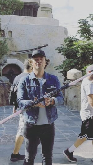 Zac Hanson Instagram - Did you know you can buy couplers to connect the Disney custom lightsabers?! Epic!
