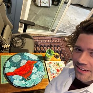 Zac Hanson Instagram - Starting work on my paint for the @ravendrumfoundation #12drummersdrumming auction. Still taking shape