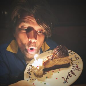 Zac Hanson Instagram - Yesterday was my birthday… if you’re wondering I still like all the same things I did at 12. Skating party, bowling, video games and cheese cake! 🎉 thank you to the love of my life for always knowing how to make me smile! 😁 #38