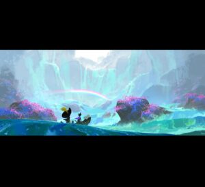 Zac Retz Instagram - Magic water, but water in animation is expensive… #pussinbootsthelastwish #pussinboots