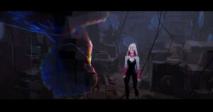 Zac Retz Instagram - Color keys #acrossthespiderverse #spiderverse (invisible Miles)