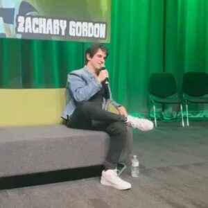 Zachary Gordon Instagram - Missing Liverpool and all the UK fans I was fortunate enough to meet at Comic-con last weekend !! 💚 Thank you for being so kind to me and I can’t wait to meet more of you! ALSO major shoutout to @zacharysbomb for having me write my lyrics on her arm so she could get them tattooed immediately after - very surreal moment for me ♥️ Until next time 😊