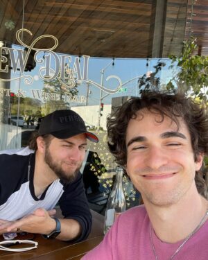 Zachary Gordon Instagram - Tighnari and Cyno catchin up… 😎 How it’s going - versus how it started @genshinimpact 💚💜