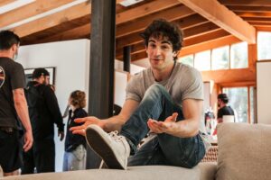 Zachary Gordon Instagram - When mom says no shoes on the sofa … 🤷🏻‍♂️😂