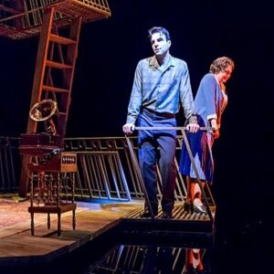 Zachary Quinto Instagram - happy belated #nationaltheaterday to all the thespians (and aspiring thespians) in the world. this is my favorite photo from my broadway debut in the glass menagerie alongside the incomparable @cherrywingfield directed by the genius @johntiffany in 2013. i can’t overstate the importance of theater in my life. the joy i have experienced there - both on stage and in the audience - has defined my journey as an actor and as a person. theater has the power to utterly transform how we see the world and how we relate to people all around us. it can make us feel truly seen and can help bridge gaps of judgment alienation and misunderstanding. it can inspire it can trigger and it can heal.  i actually don’t know where i’d be without it and am deeply full of gratitude for my experiences there... and i CANNOT WAIT to be back. 📸: @lutchphoto