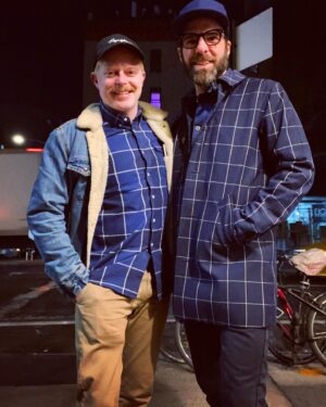Zachary Quinto Instagram - i love me some @jessetyler ... especially when we inadvertently coordinate our outfits to go to the the-a-tah.