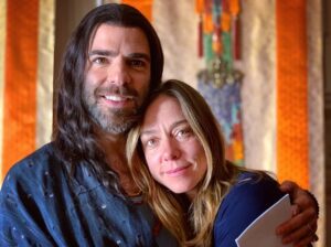 Zachary Quinto Instagram - this has been one of the funnest weeks i’ve had in ages. thanks to my dear friend @sheder for creating such a dynamically silent world full of color and character - humor and heart. and thanks to all my cast mates who have kept the laughter rolling in waves. meditation has never been so hilarious! and my reunion with @billheckyes has been a dream... thanks for this photo my friend!