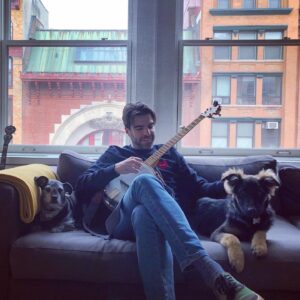 Zachary Quinto Instagram - the family that plays (banjo) together...