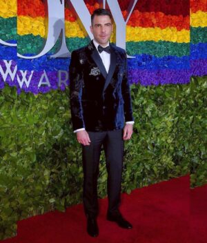 Zachary Quinto Instagram - what an incredible night of celebration! i am so proud to be a part of the new york theater community and honored to be a member of the band! congratulations to all my @boysbandbway brothers (and sisters) and thanks to @armani for the sick threads.