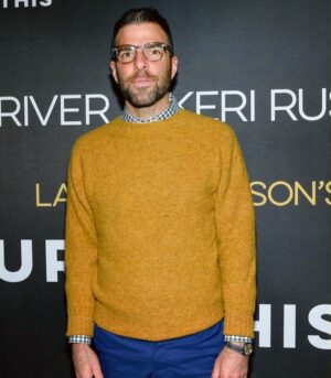 Zachary Quinto Instagram - color blocking my way into spring at the burn this opening last night on broadway. i was so inspired watching this powerful and talented company bring this classic american play to life. kudos to everyone involved!
