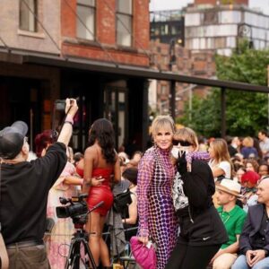 Zackary Drucker Instagram - We were enveloped in true golden-hour magic presenting #thestroll to the world 🌎 as a historical community event in @meatpackingny surrounded both by legends embodied and the spirits of those who paved the way ✨I will forever hold this NYC sunset in my heart, fortified by sisterhood and justice 🤟 thank you to all the legends in attendance, friends, family, and 2/3rds of my Taurus ♉️ trifecta @kplgrams @mattpwolf — this is for all the girls who walked the stroll in any city and didn’t feel seen — we see you 💘 watch out world, The Stroll premieres JUNE 21 on @hbo ✨💕🙌✨
📷 @mettieostrowski @dannuxoll 
💄Makeup @josephcarrillo
👩🏼‍🎤Hair @avery_golson