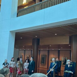 Zali Stegall Instagram - Congratulations to the Honourable Sam Mostyn AC who was sworn in as Australia’s new Governor-General today. A moving first speech focused on care, respect and equality. She is a true leader who will be an exceptional Governor-General. #auspol #sammostyn