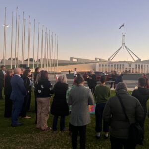 Zali Stegall Instagram - I have just come back from a vigil, organised by @march4justiceaustralia to honour the 192 women who have lost their lives to men's violence since the last March 4 Justice rallies three years ago. 

As we head into the budget tonight, the question for government is: What is a woman's life worth? 

#enoughisenough