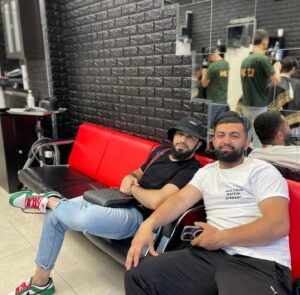 Zarrukh Adashev Instagram - Me and My guy @murodovmurod ❤️ at the best barbershop in town @the__lion_barbershopbk
