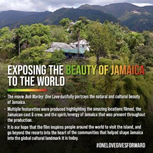 Ziggy Marley Instagram - #OneLoveGivesForward 💚💛❤️ Thank you to the people of #Jamaica for helping make ‘#BobMarley: @OneLoveMovie’ the beautiful work of art that it is - and everyone on the island who went to see the movie and made it Jamaica’s biggest movie opening ever! RASTAFARI #BobMarleyMovie #OneLoveMovie