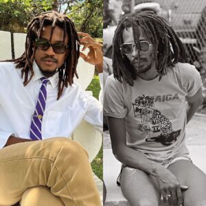 Ziggy Marley Instagram - Two great 🇯🇲Jamaican talents. Actor/Artist Sheldon Shepherd (@thedonshepherd) portrays @nevillegarrick  @bobmarley closest friend, advisor and art director in the #bobmarley @onelovemovie .
Sheldon is a true professional, he went in depth with Neville Garrick on and off the set to gather every detail he could from the man himself and also brought his own creative instincts to the role.
It was a learning experience watching him work. 🙏🏾
If anyone in the Movie industry #hollywood or otherwise looking for a talented , hardworking, versatile,disciplined, good to be around actor, check him. 🇯🇲#Jamaica Big up Sheldon 🔥🔥🔥🙏🏾🙏🏾🙏🏾
#onelovemovie #bobmarleymovie #jamaican