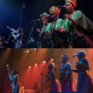 Ziggy Marley Instagram - 🇯🇲Jamaican roots @naomicowan portrays @marciagriffiths_queenofreggae in @bobmarley @onelovemovie 
The connection is strong here Tommy Cowan her dad was a friend and colleague of #bobmarley and was the master of ceremonies at the #onelove peace concert her mom @carlenedavismusic is a legend in our music and Naomi herself is one of #jamaica top  artist.
She was perfect. Not not only did she bring real musical talent to the film but also her personal insights about Sister Marcia who she loves and knows personally. The chemistry between her , @lashanalynch and @callmesevana was real just like the I three. The vibrancy, enthusiasm, respect, professionalism and love she brought on set everyday was palpable. She is a natural artist and a blossoming superstar it was a honor and pleasure having her talent in the film. An historic memory for all. JAH