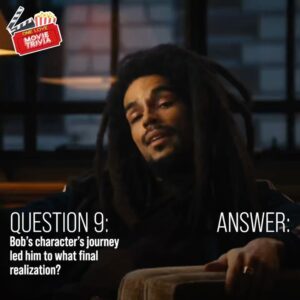 Ziggy Marley Instagram - “Everything in life has its purpose find its reason”  #bobmarley 
9 Questions 🤔? Bob was born in 9 Mile St Ann #Jamaica 🇯🇲
Swipe left for the official answers to the @onelovemovie trivia!

A big thank you to everyone who played along . A few shout outs . @nebbyyy  tazztayla  @_.katile got 8/9 correct answers .  Congratulations 👏🏾👏🏾👏🏾 

Let’s keep spreading the ONE LOVE message the world needs it. ☝🏾❤️

#BobMarleyMovie #OneLoveMovie #OneLove #trivia #movietrivia